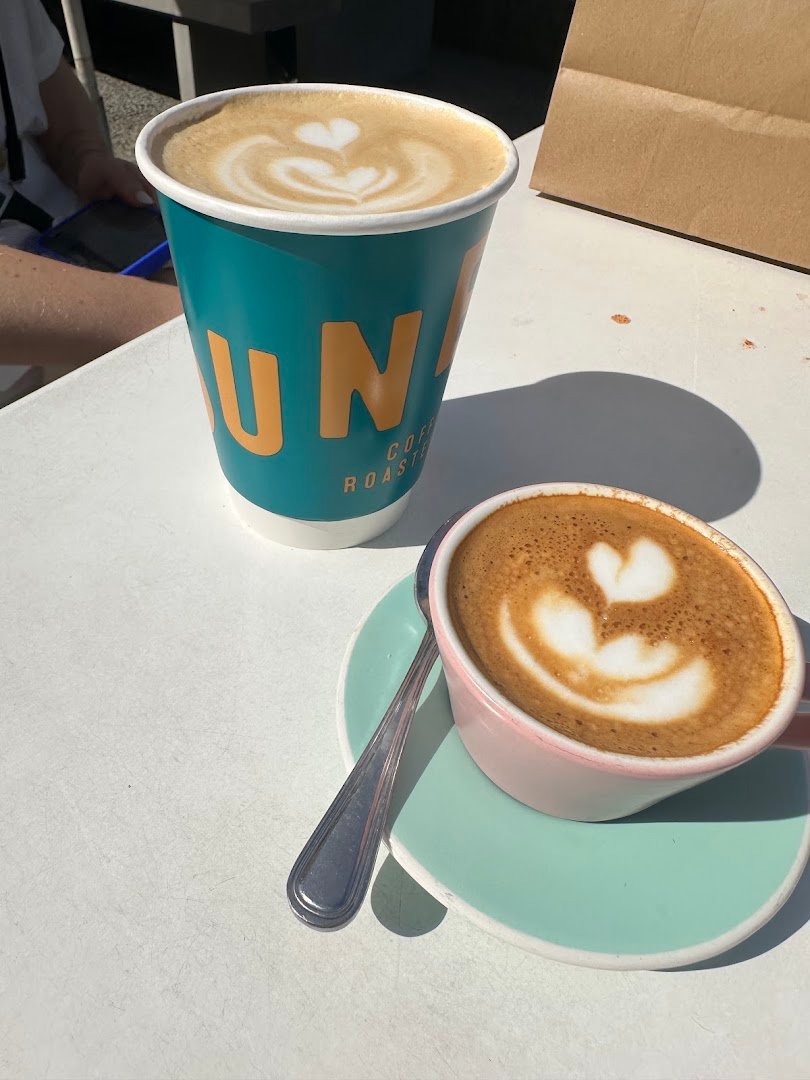 Coffee at Dune Coffee Roasters, specialty coffee shop in Santa Barbara