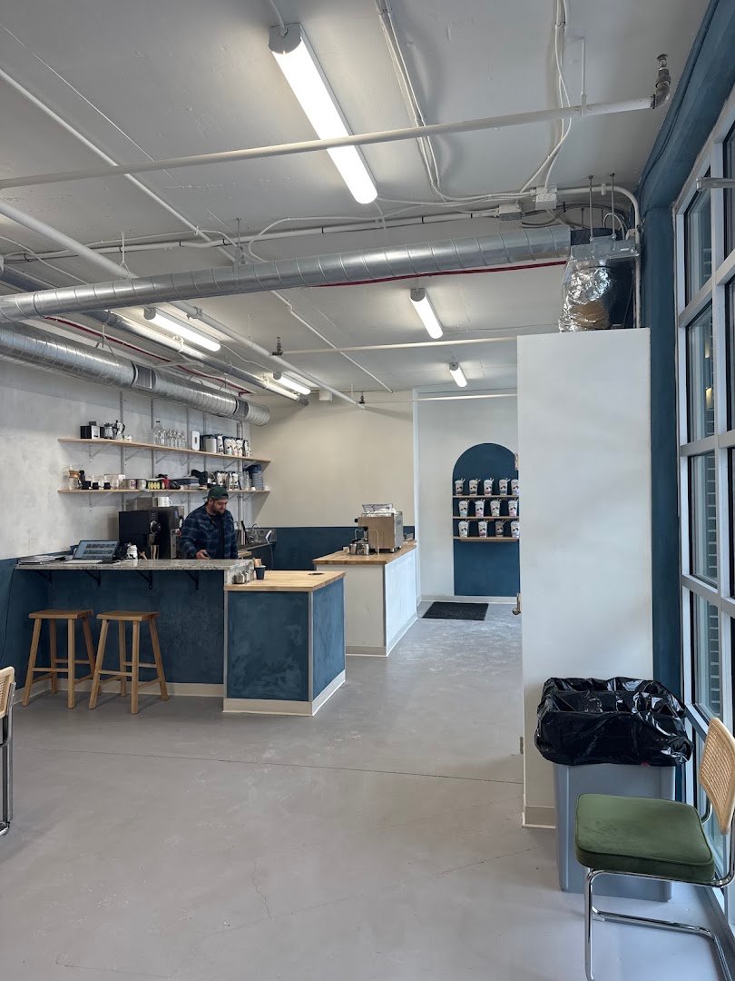 Interior of Parousia Coffee, specialty coffee shop in Richmond