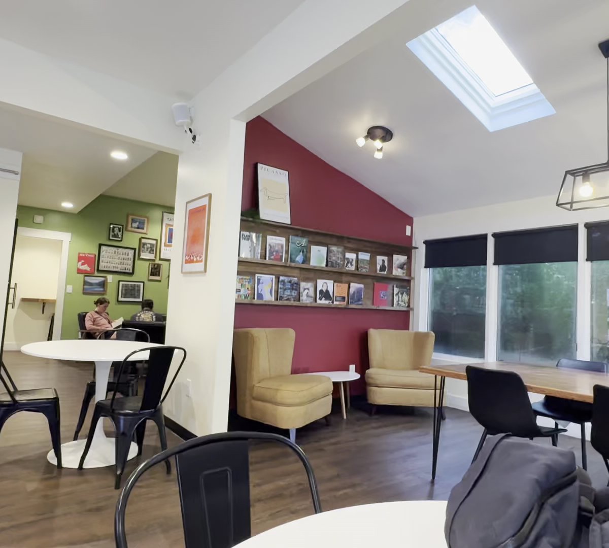 Interior of Indie Coffee Roasters, specialty coffee shop in Indianapolis