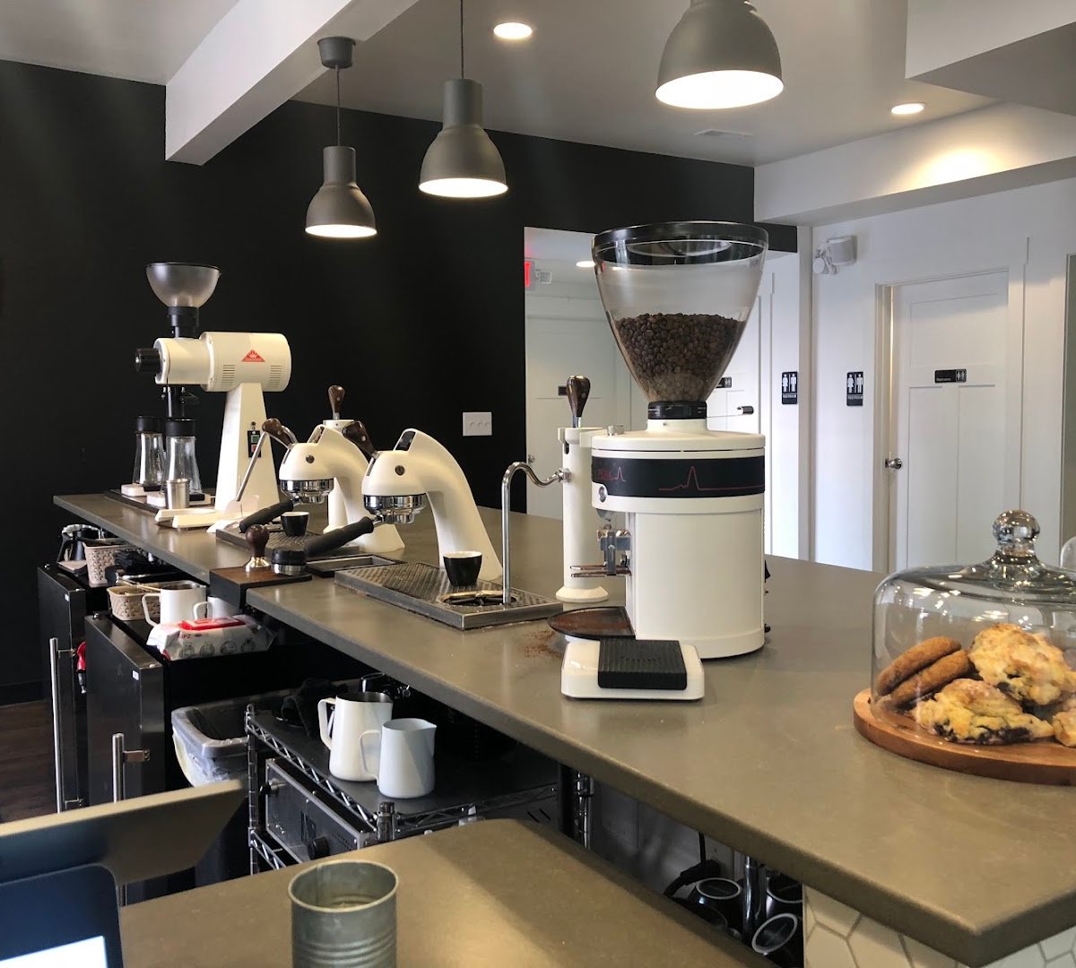 Interior of Indie Coffee Roasters, specialty coffee shop in Indianapolis