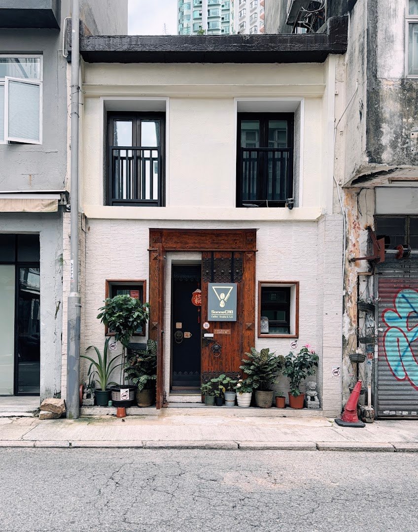 Storefront of SonneCAD, specialty coffee shop in Hong Kong