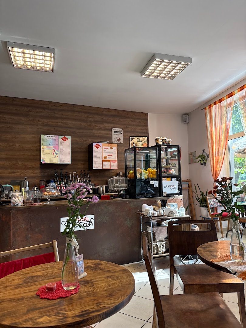 Interior of Maruda Cafe, specialty coffee shop in Warsaw