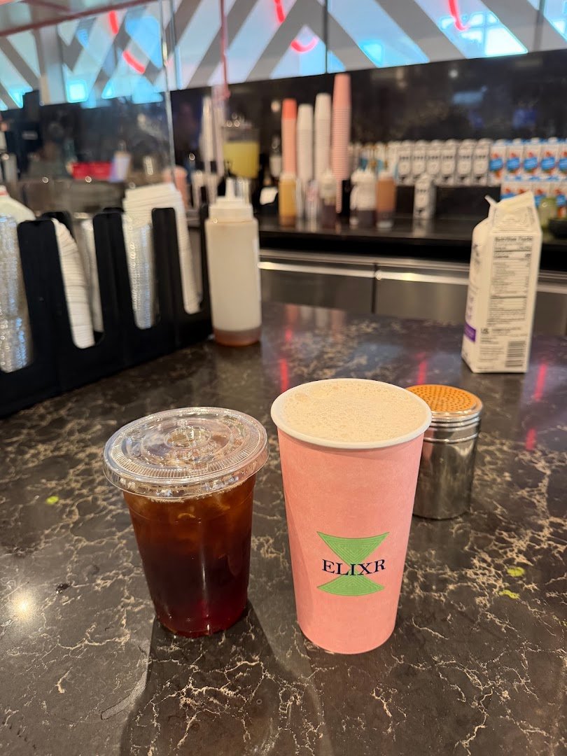 Coffee at Elixr Coffee Roasters PHL, specialty coffee shop in Philadelphia