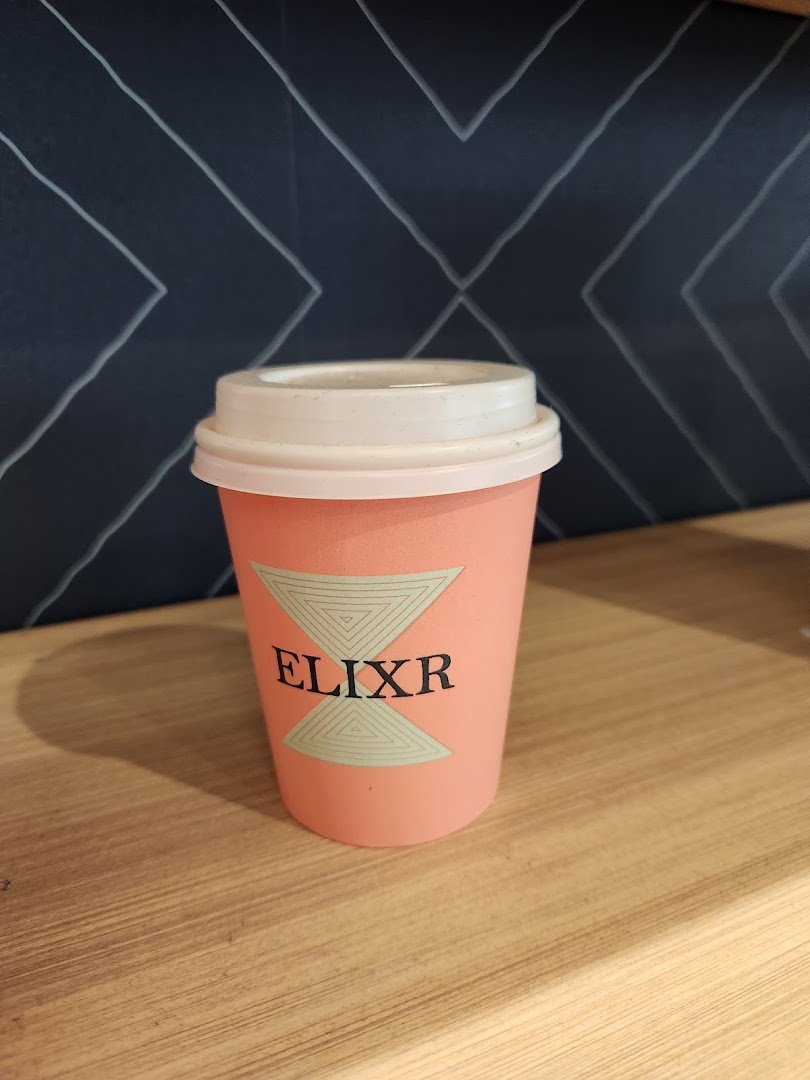 Coffee at Elixr Coffee Roasters PHL, specialty coffee shop in Philadelphia