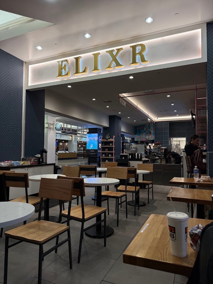 Interior of Elixr Coffee Roasters PHL, specialty coffee shop in Philadelphia