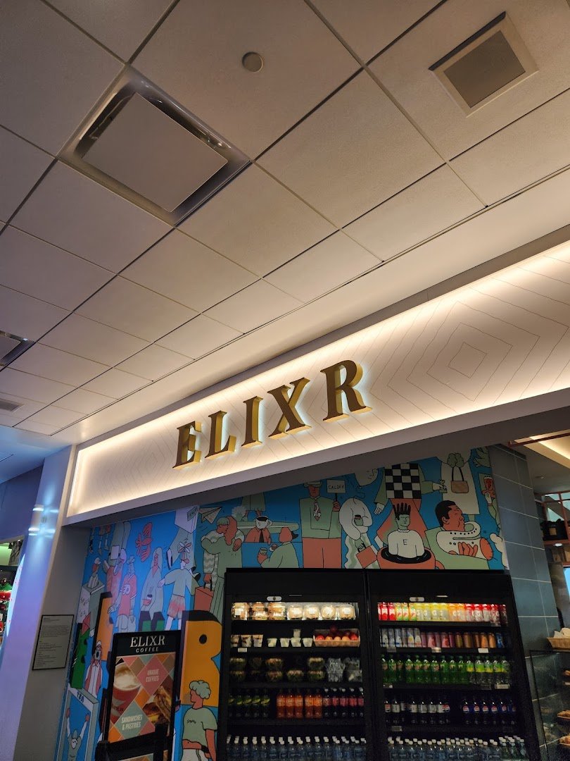 Storefront of Elixr Coffee Roasters PHL, specialty coffee shop in Philadelphia