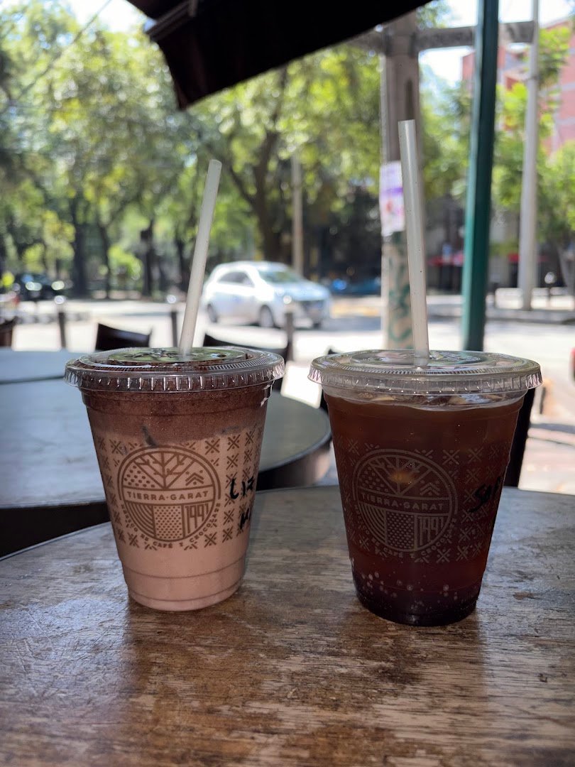 Coffee at Tierra Garat Durango, specialty coffee shop in Mexico City