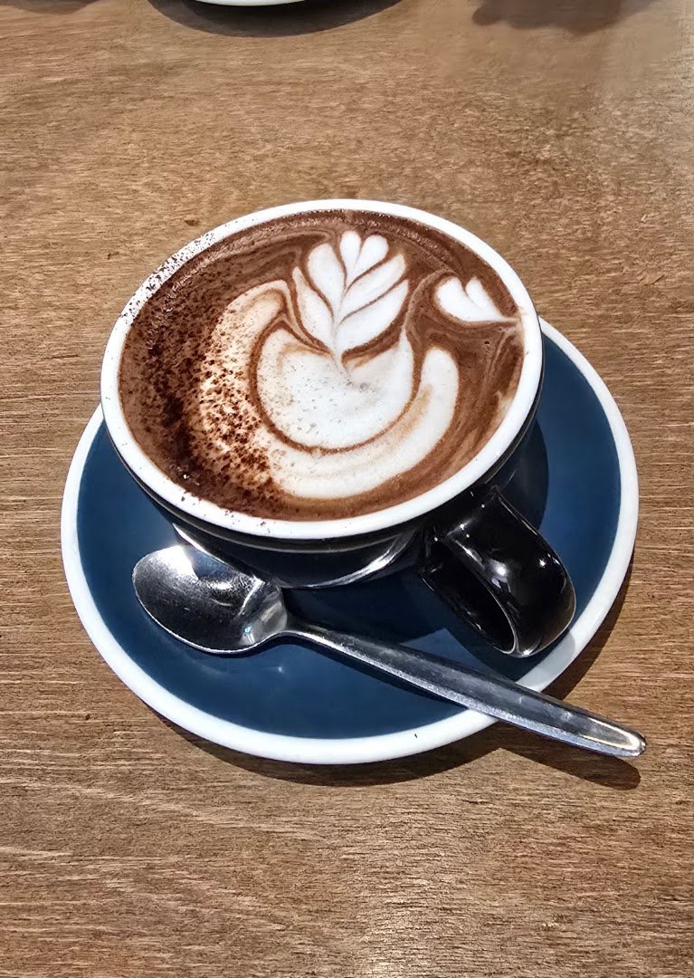 Coffee at La Cloche, specialty coffee shop in Wellington