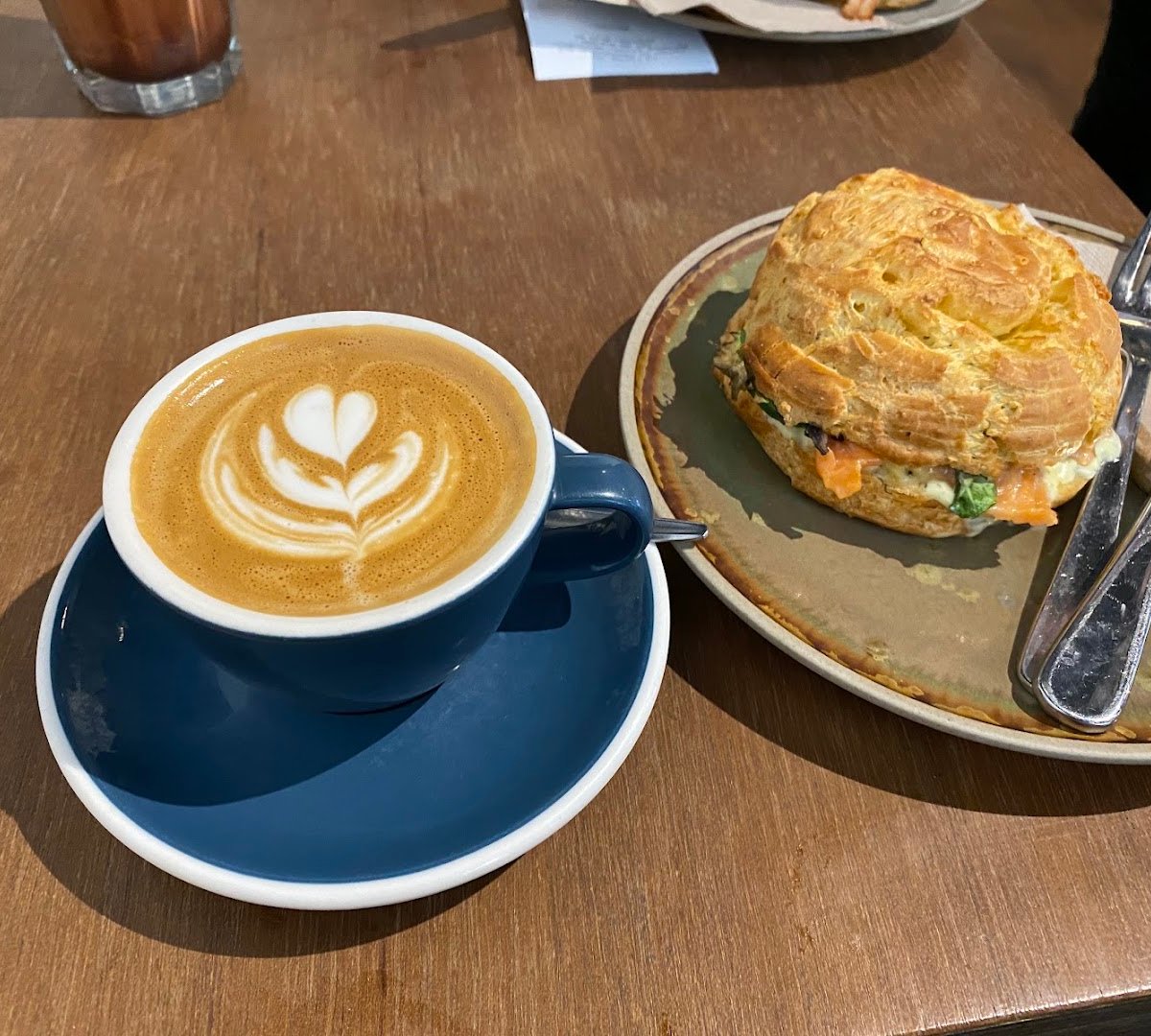 Coffee at La Cloche, specialty coffee shop in Wellington