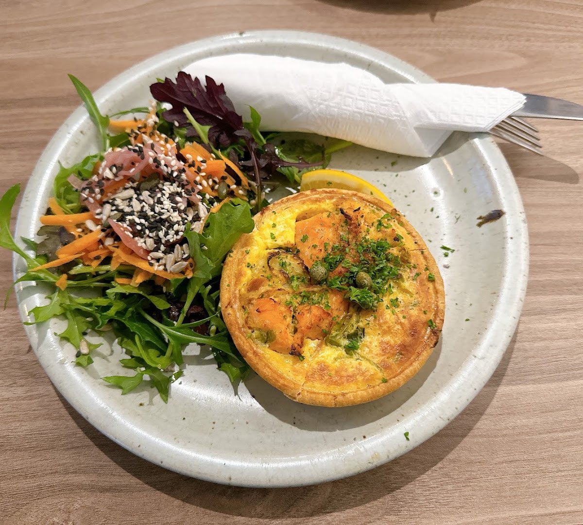 Food at La Cloche, specialty coffee shop in Wellington