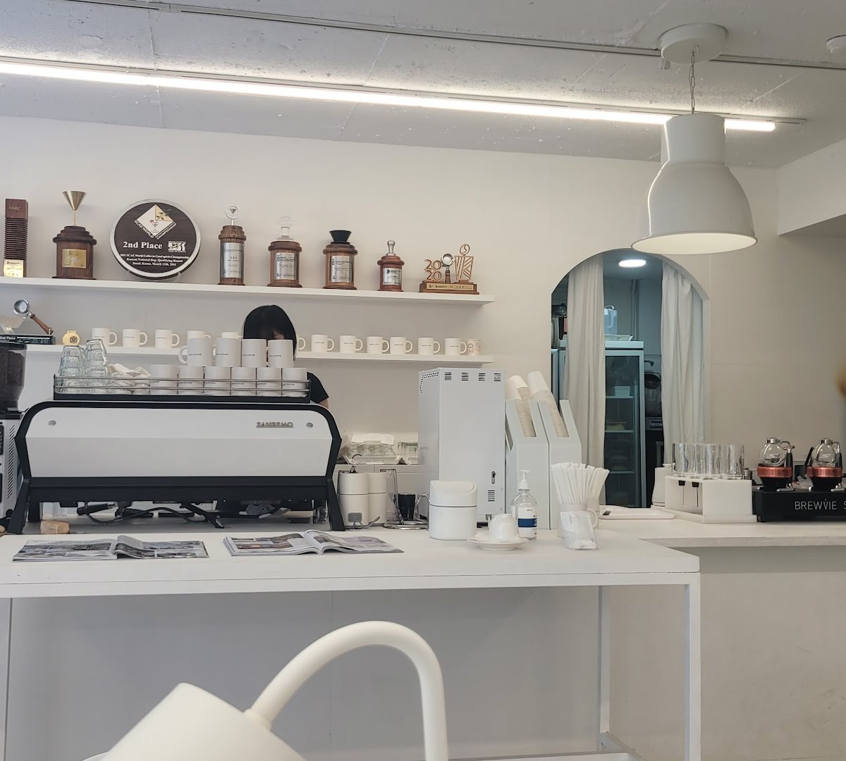 Interior of default value, specialty coffee shop in Seoul