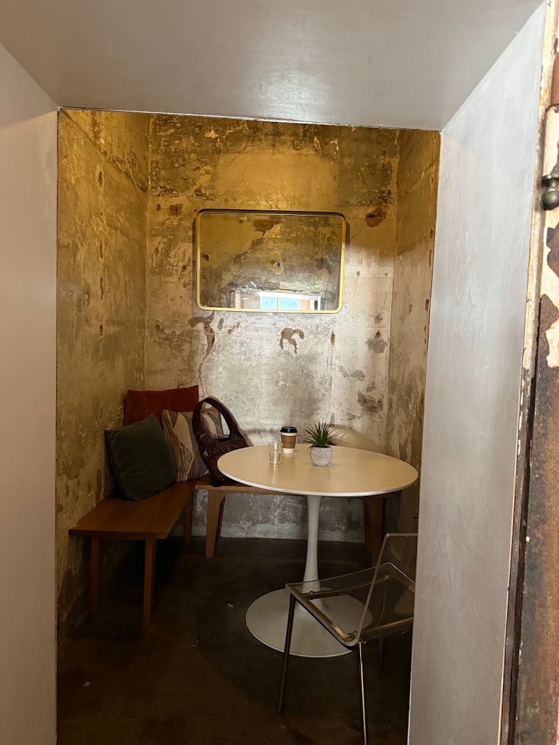 Interior of Café Bon Ami, specialty coffee shop in New Orleans