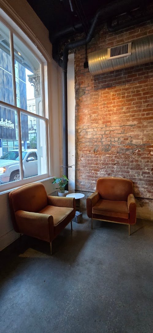 Interior of Café Bon Ami, specialty coffee shop in New Orleans