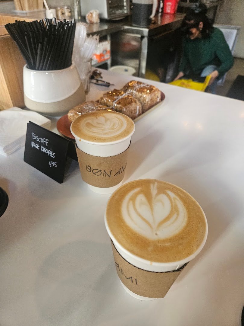 Coffee at Café Bon Ami, specialty coffee shop in New Orleans