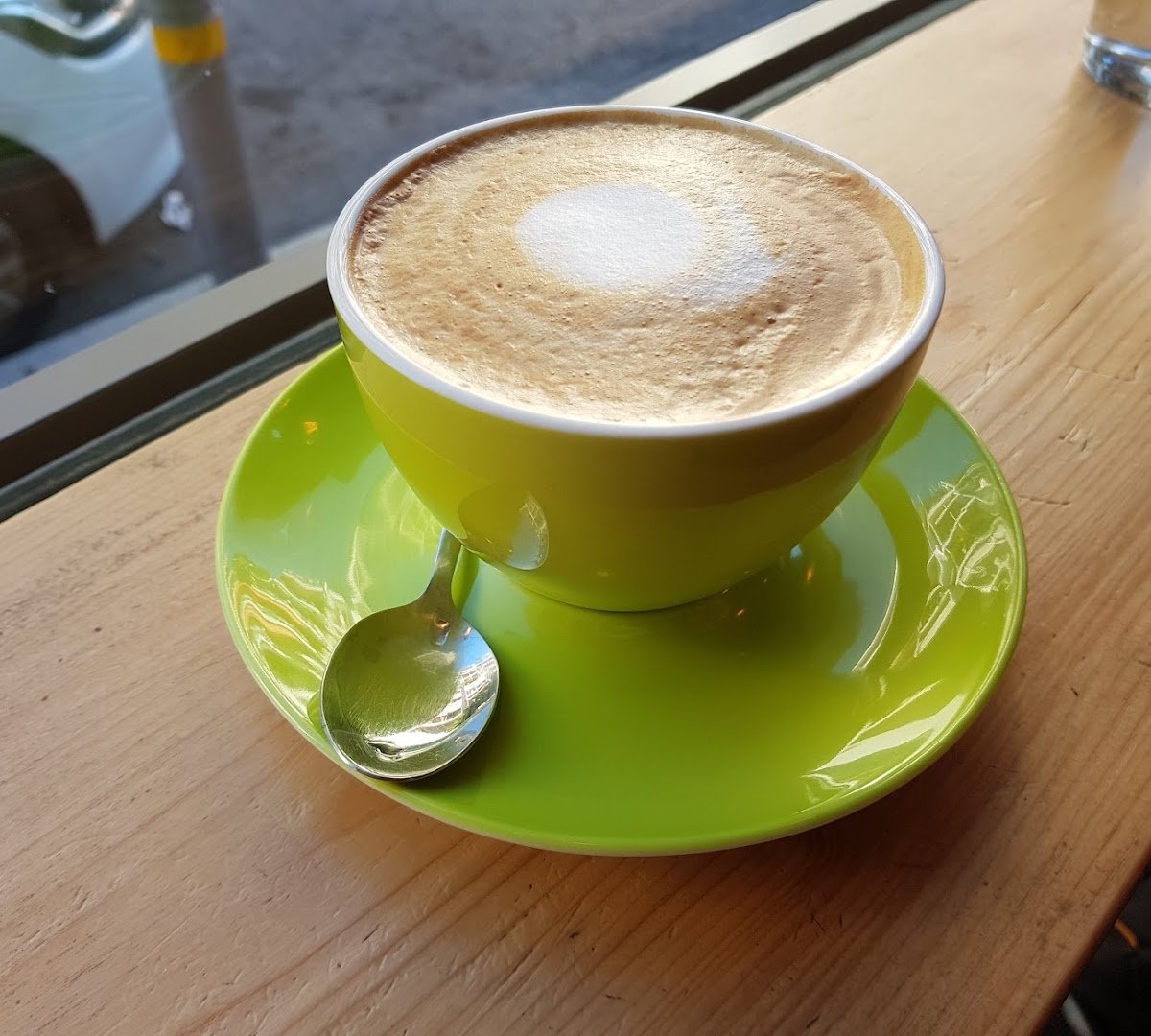 Coffee at Coffee Dive Acropolis, specialty coffee shop in Athens