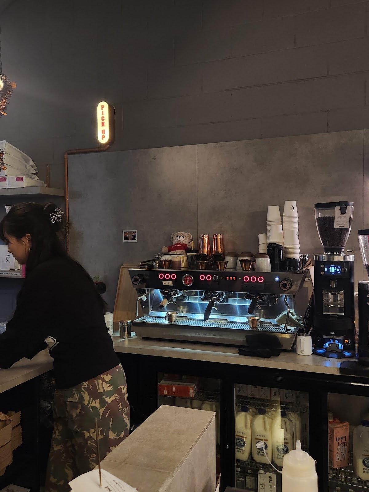Interior of in.btwn, specialty coffee shop in Melbourne