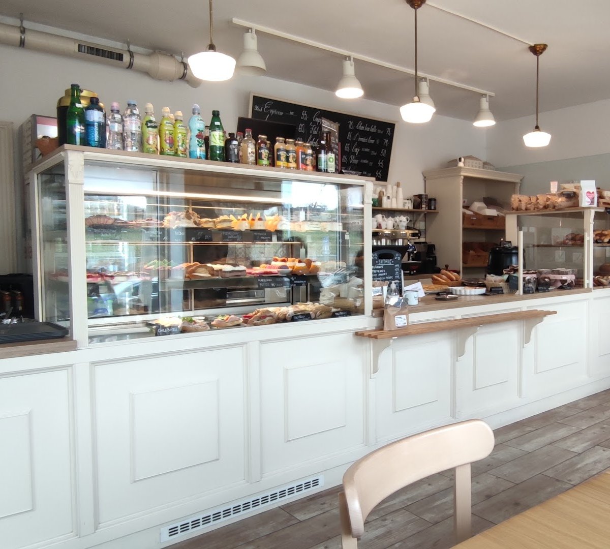 Interior of Café Majada Prague, specialty coffee shop in Prague