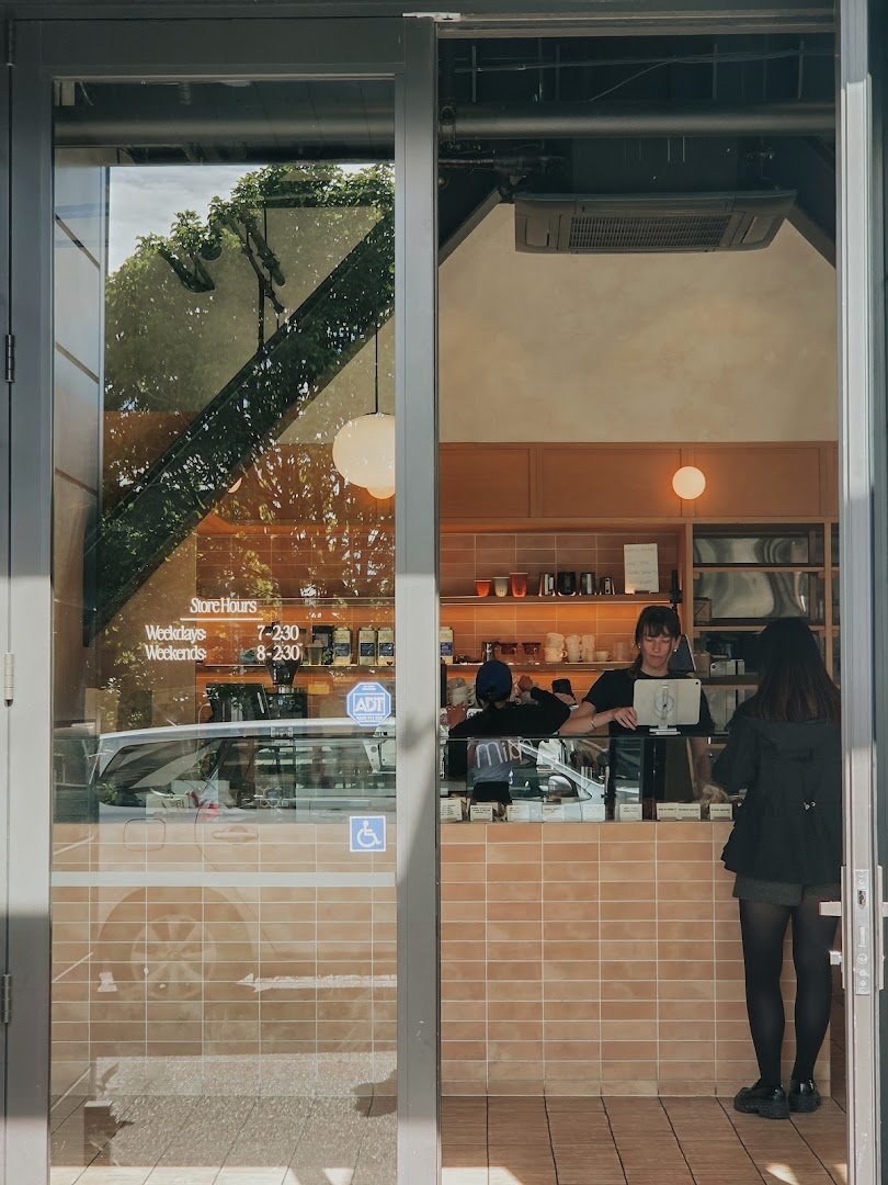 Storefront of MIBO, specialty coffee shop in Auckland