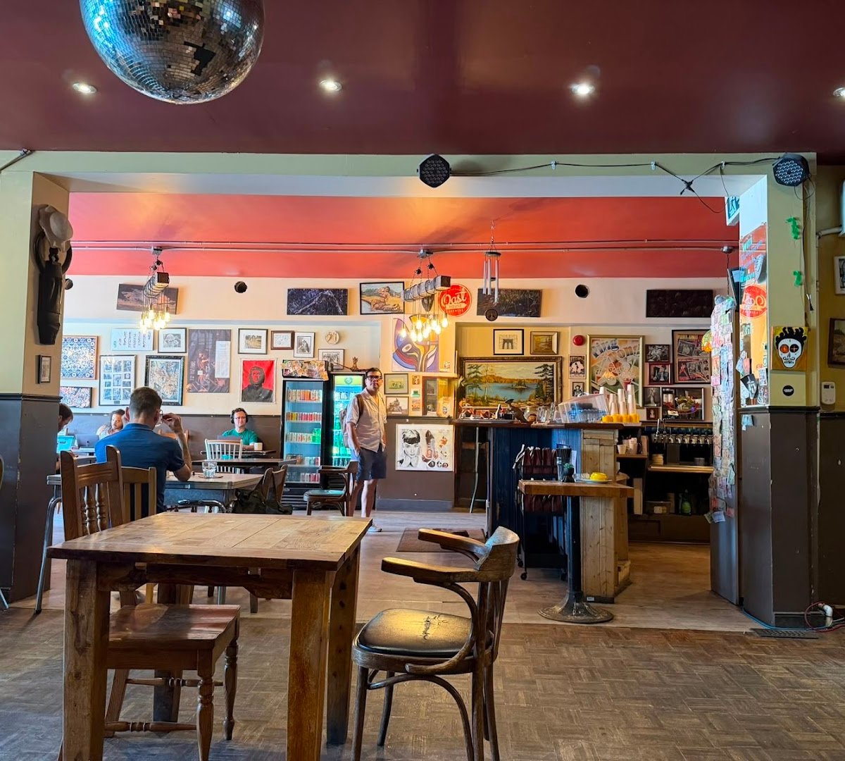 Interior of The Only Cafe, specialty coffee shop in Toronto