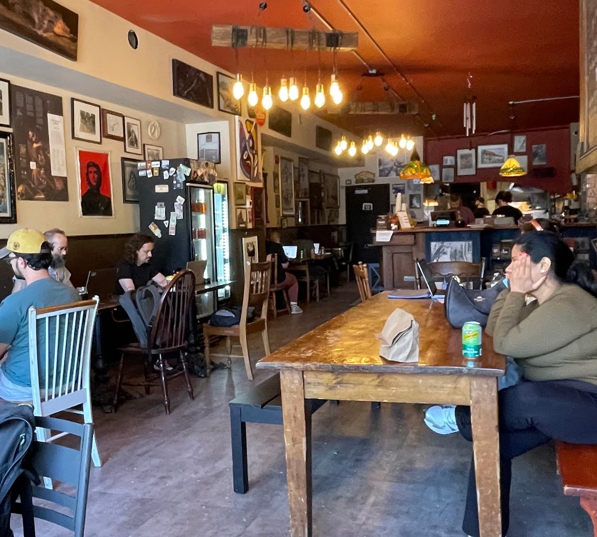 Interior of The Only Cafe, specialty coffee shop in Toronto