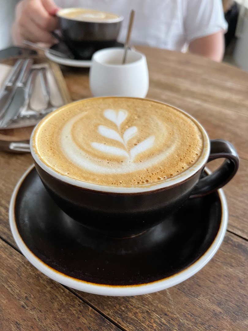 Coffee at Tomorrow at 9 Cafe, specialty coffee shop in Lisbon