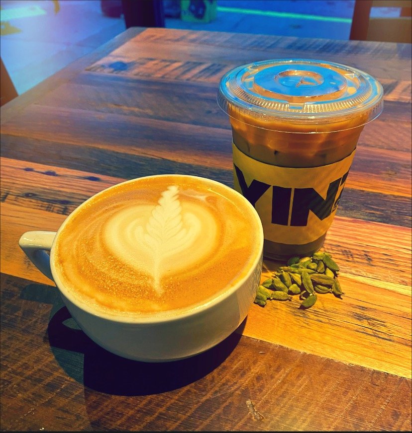 Coffee at Yinz Coffee, specialty coffee shop in Pittsburgh
