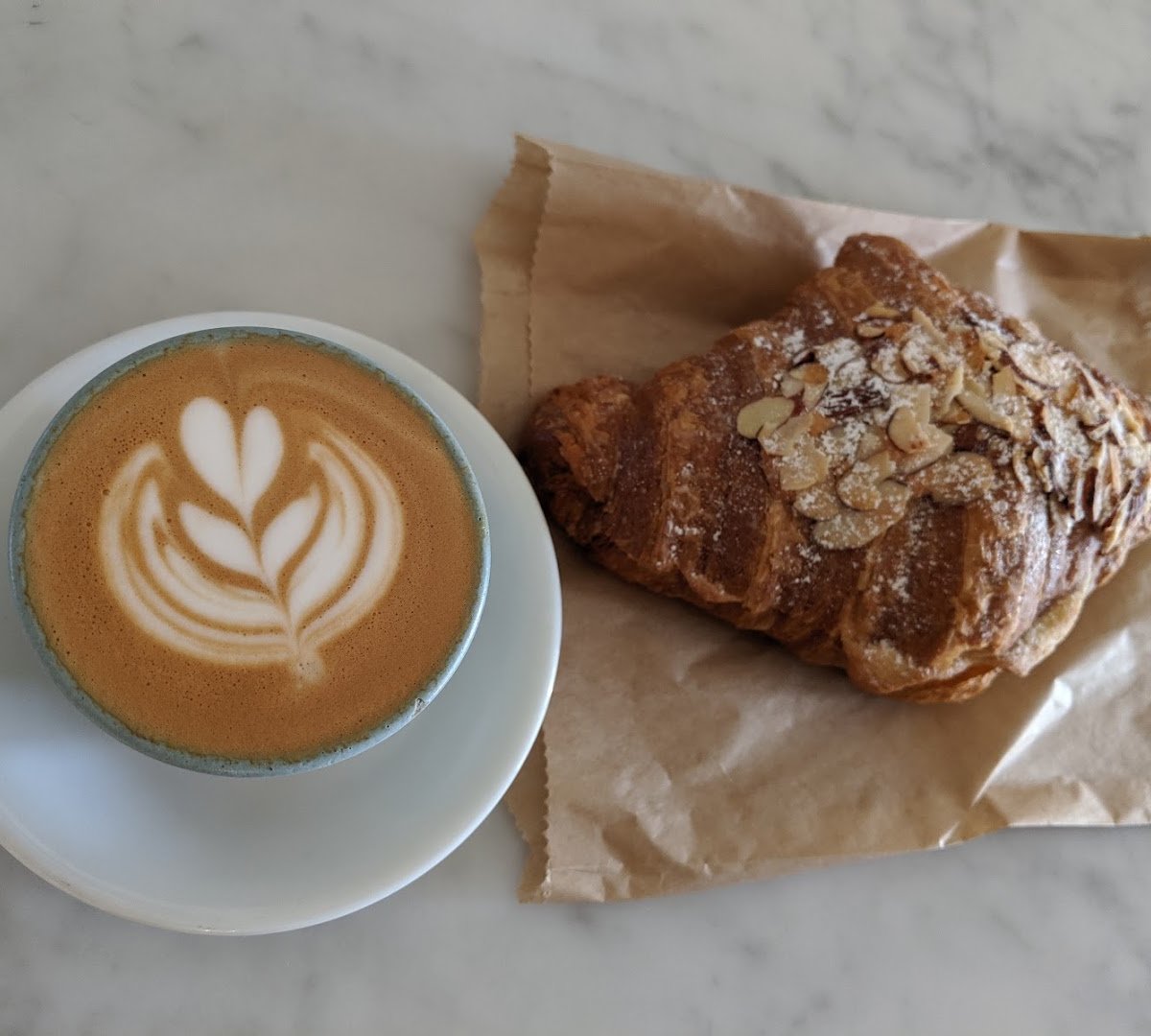Coffee at Merit Coffee, specialty coffee shop in San Antonio