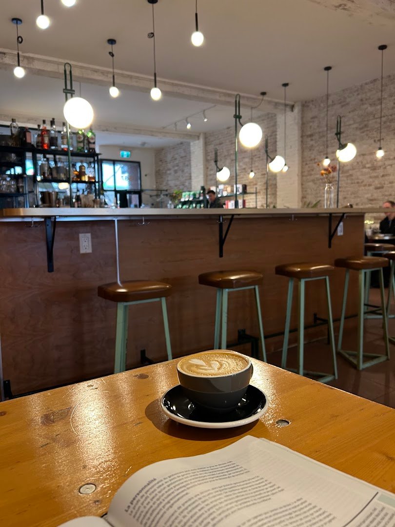 Coffee at Café Pista | Quartier des Spectacles, specialty coffee shop in Montreal