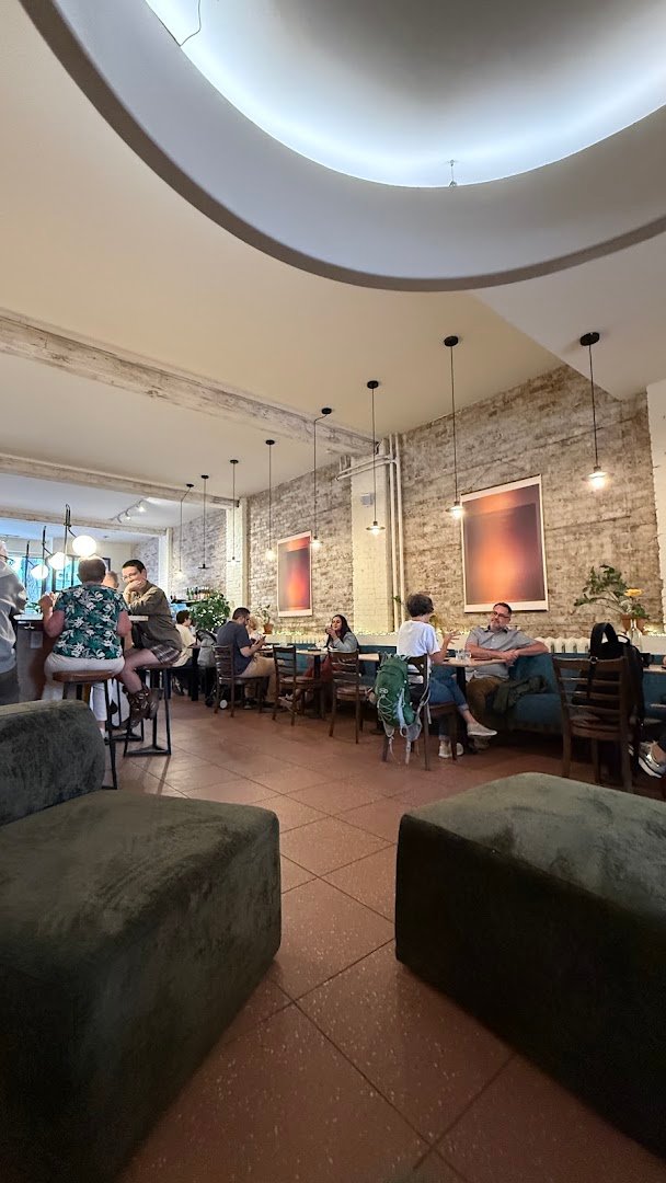 Interior of Café Pista | Quartier des Spectacles, specialty coffee shop in Montreal