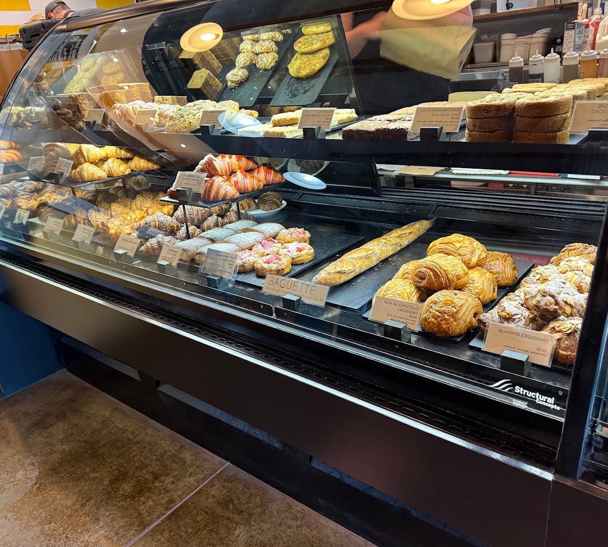 Interior of Leviathan Bakehouse, specialty coffee shop in Indianapolis