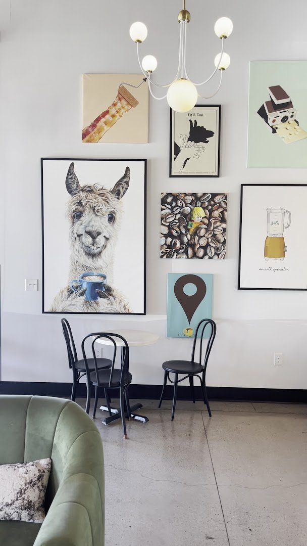 Interior of Founders Coffee, specialty coffee shop in Las Vegas