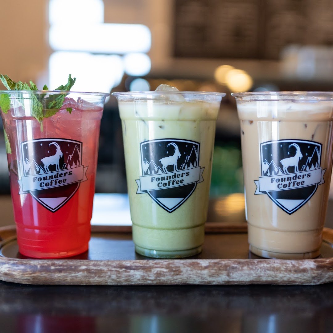 Coffee at Founders Coffee, specialty coffee shop in Las Vegas