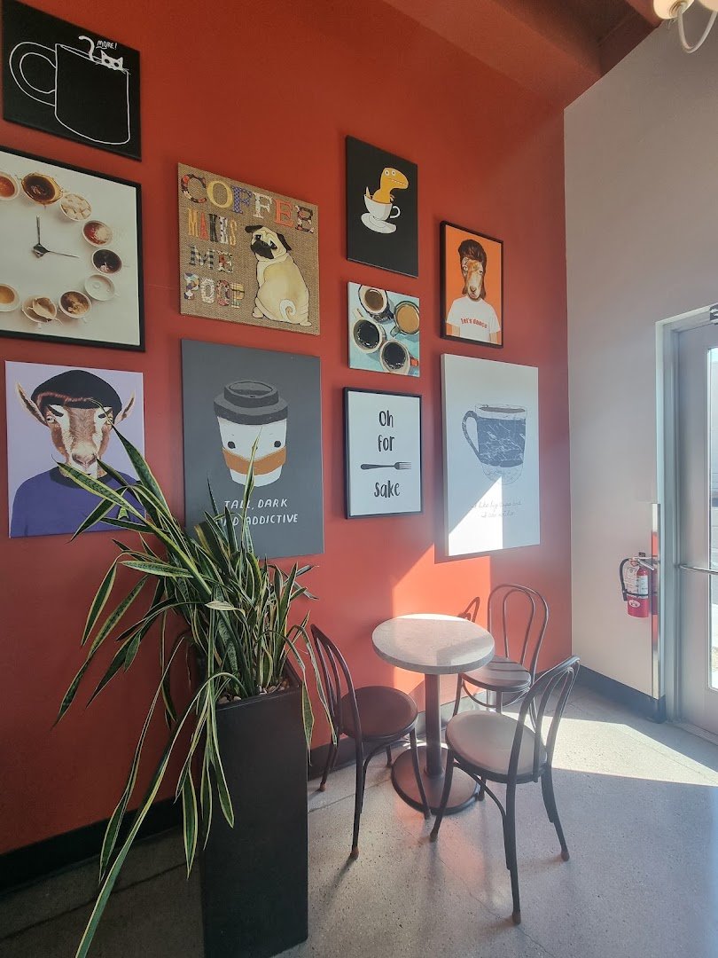 Interior of Founders Coffee, specialty coffee shop in Las Vegas
