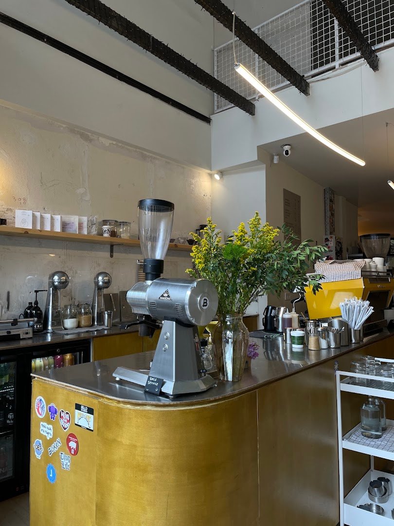 Interior of Boken Athens, specialty coffee shop in Athens