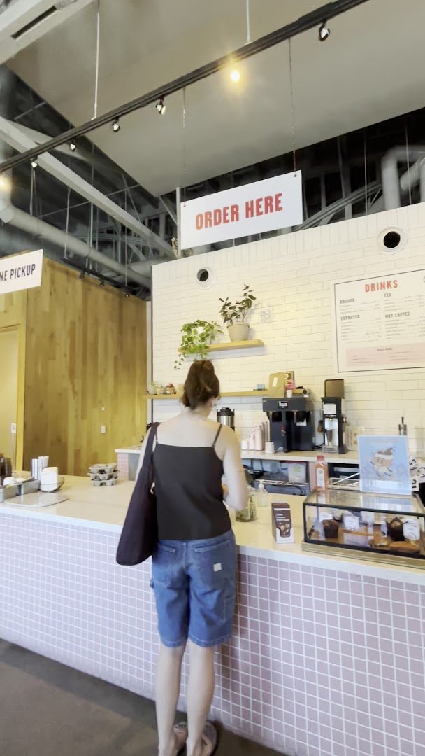 Interior of Camellia Coffee Roasters, specialty coffee shop in Sacramento