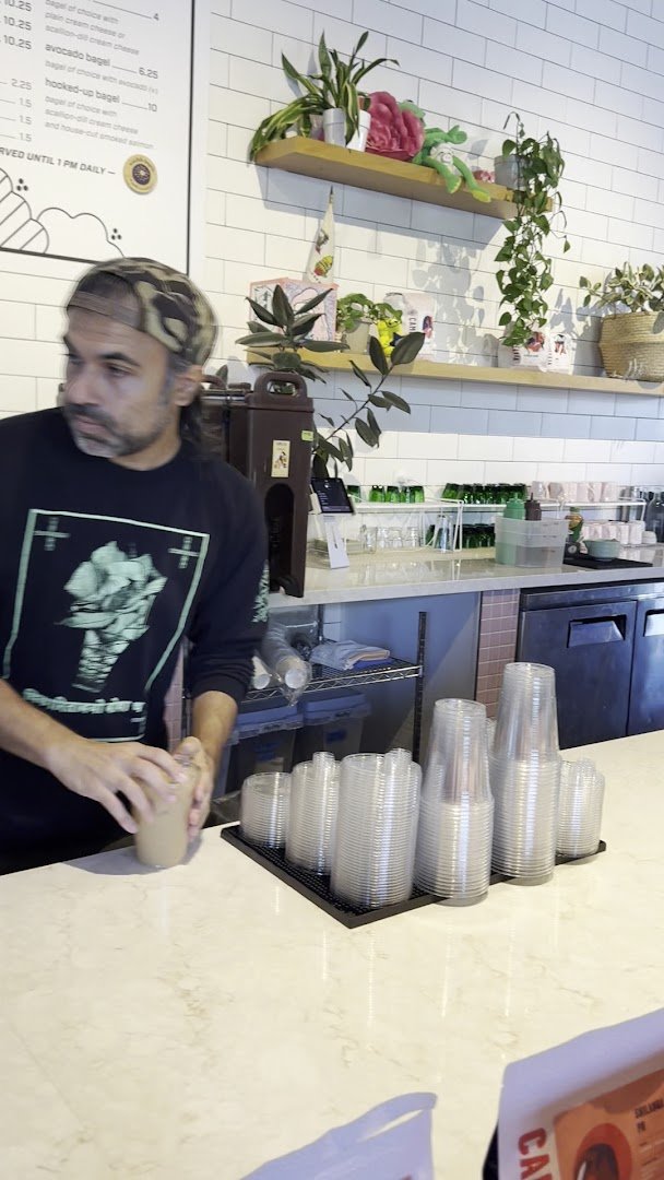 Interior of Camellia Coffee Roasters, specialty coffee shop in Sacramento