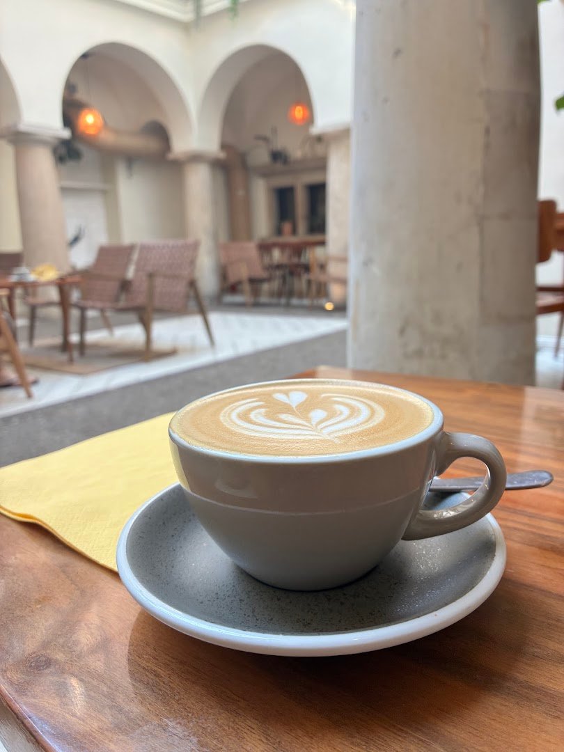 Coffee at Kawiarnia Patio, specialty coffee shop in Warsaw