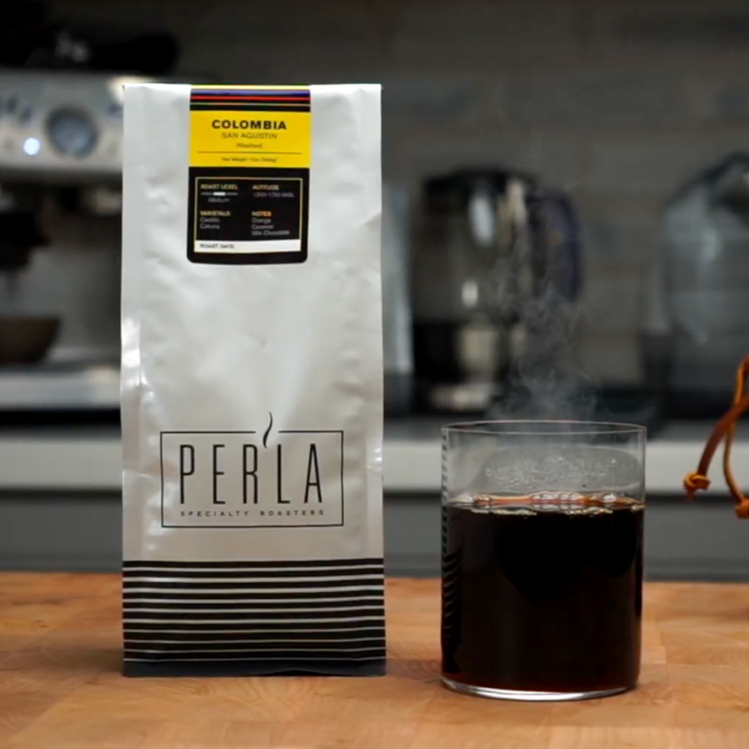 Coffee at Per'La Coffee, specialty coffee shop in Miami