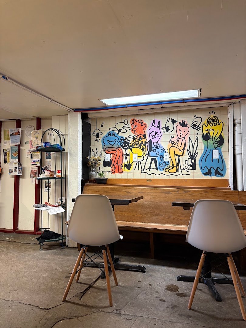 Interior of Rabble Coffee, specialty coffee shop in Indianapolis