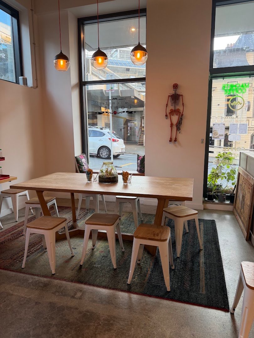 Interior of Machete Coffee, specialty coffee shop in Wellington