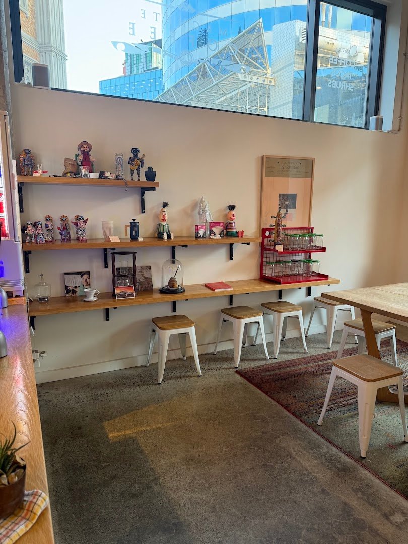 Interior of Machete Coffee, specialty coffee shop in Wellington
