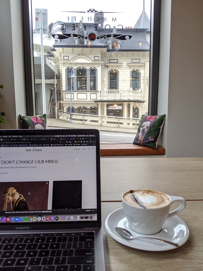 Coffee at Machete Coffee, specialty coffee shop in Wellington