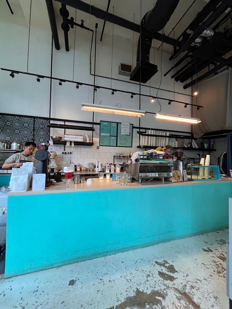 Interior of Little Big Coffee Roasters, specialty coffee shop in Singapore