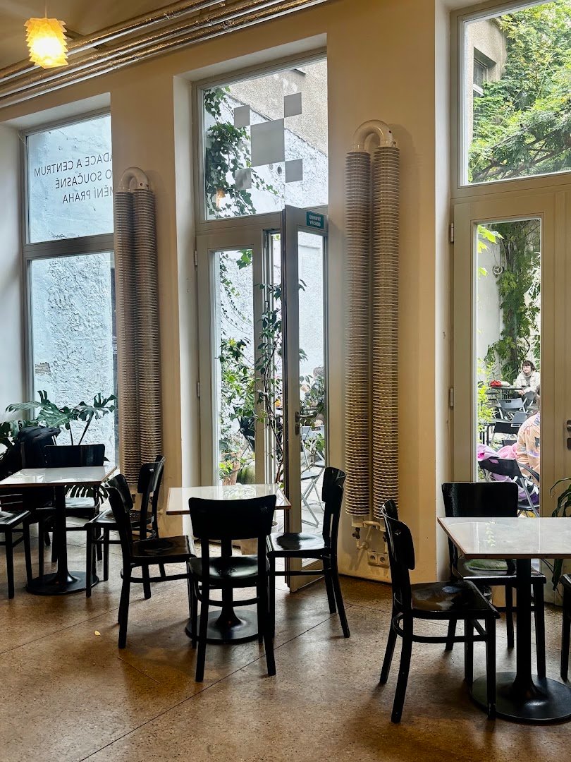Interior of Acid Coffee, specialty coffee shop in Prague