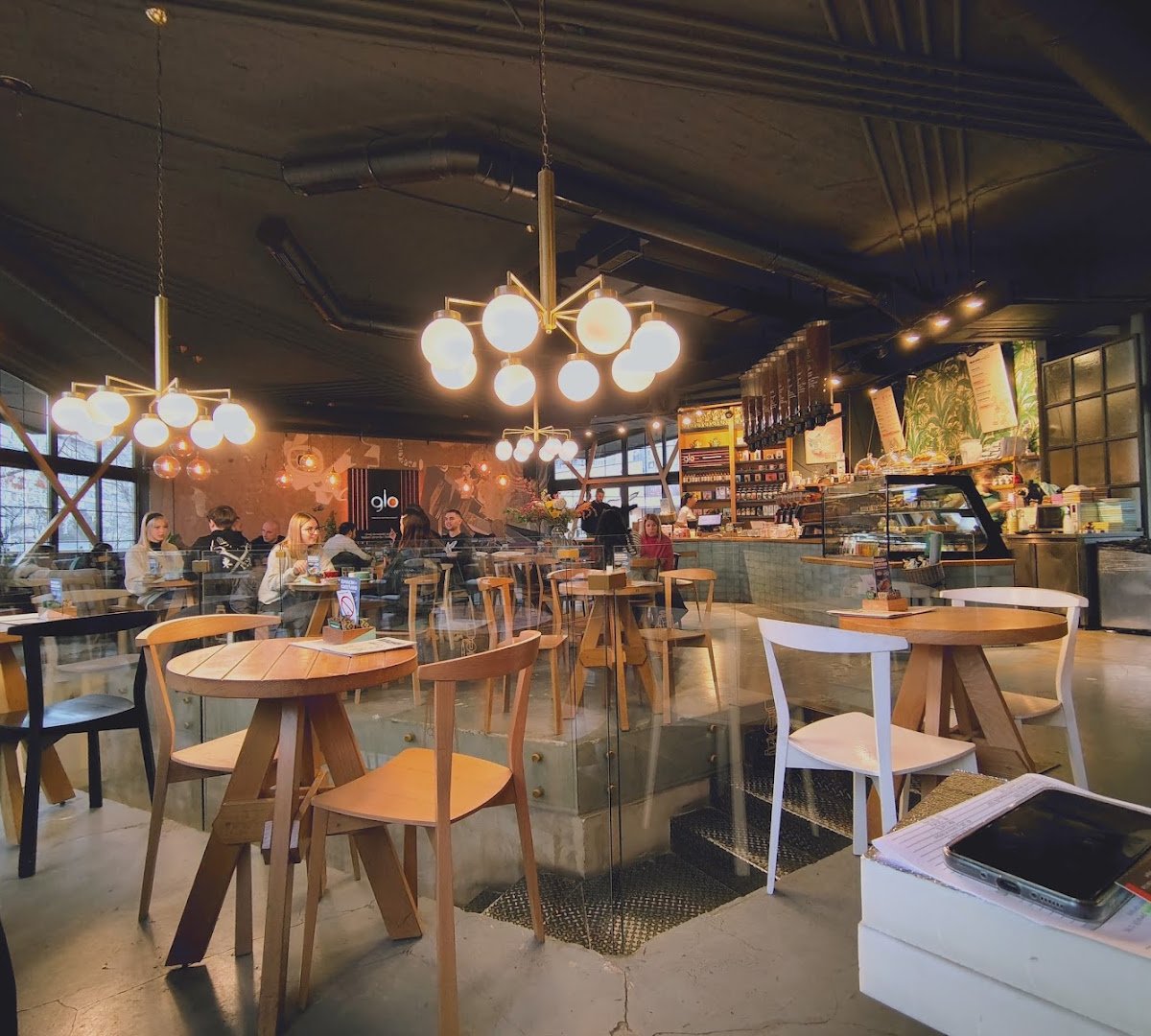 Interior of Kafeterija Fontana, specialty coffee shop in Belgrade