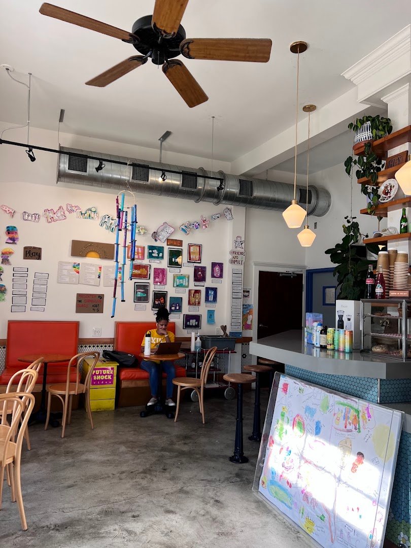 Interior of Hey! Café, specialty coffee shop in New Orleans