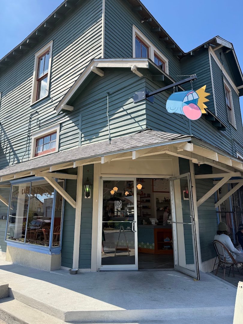 Storefront of Hey! Café, specialty coffee shop in New Orleans