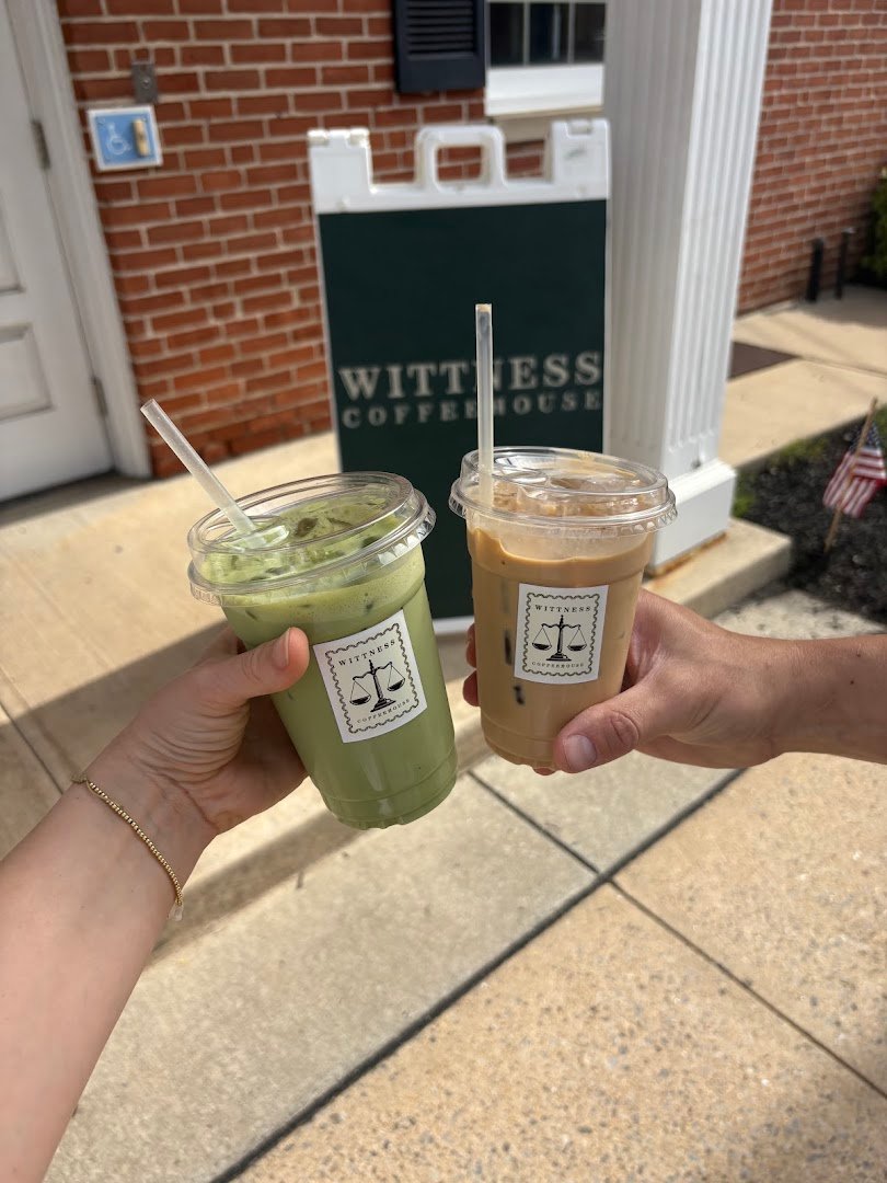 Coffee at Wittness Coffeehouse, specialty coffee shop in Lancaster