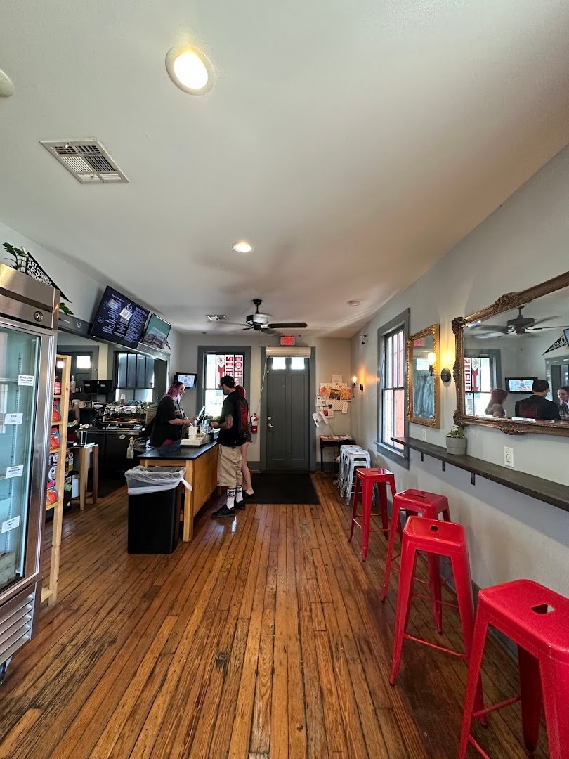 Interior of Coffee Science, specialty coffee shop in New Orleans