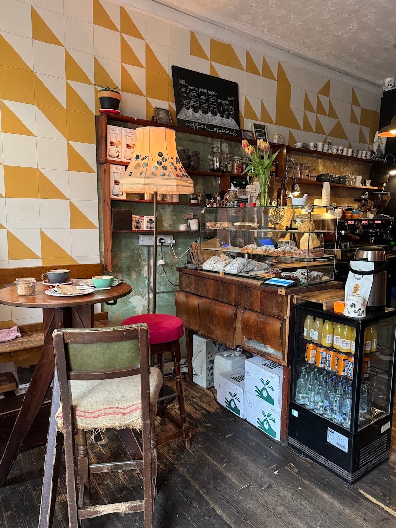 Interior of Artisan Roast Broughton street, specialty coffee shop in Edinburgh